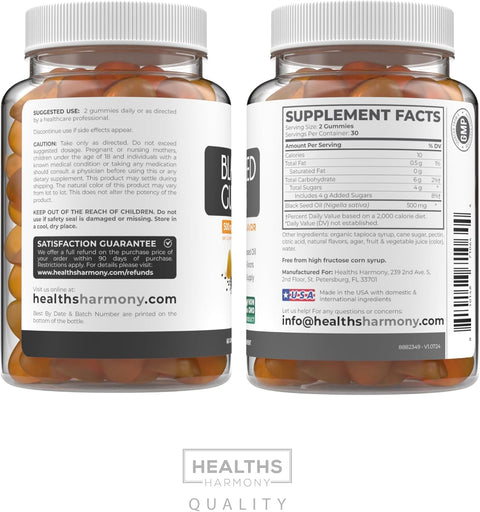 Black Seed Oil & Ginger Gummies