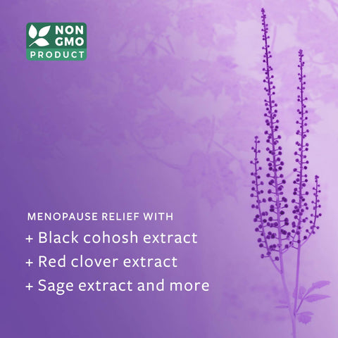 natural menopause relief herbal supplement capsules