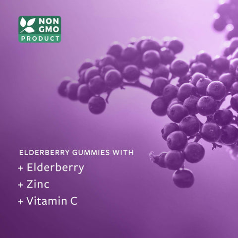 elderberry gummies with vitamin c and zinc