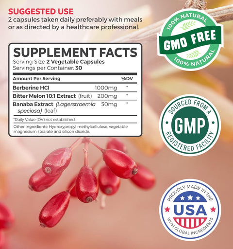 Berberine HCL Plus Capsules