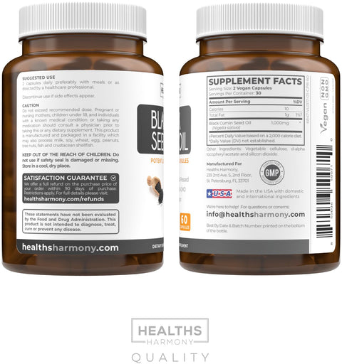 Black Seed Oil Liquid Capsules