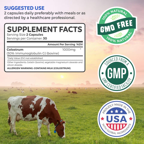 Colostrum 30% IGG Capsules