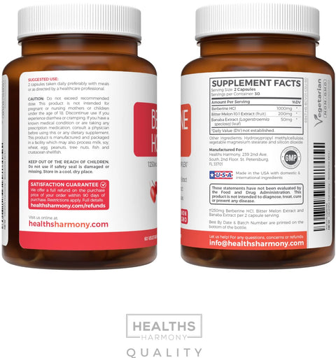 Berberine HCL Plus Capsules