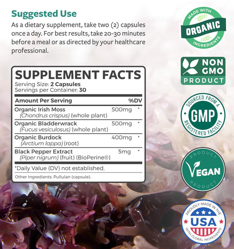 Irish Sea Moss Capsules