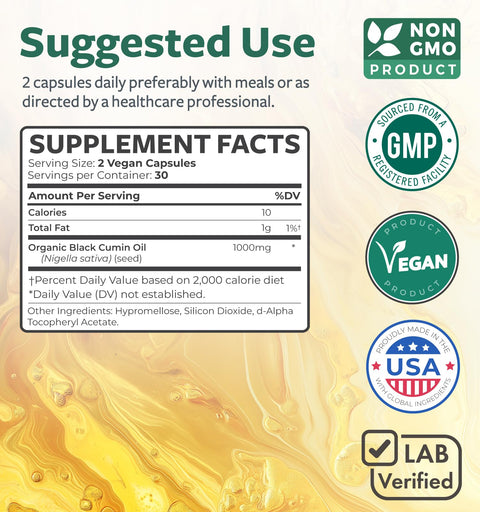 Black Seed Oil Liquid Capsules