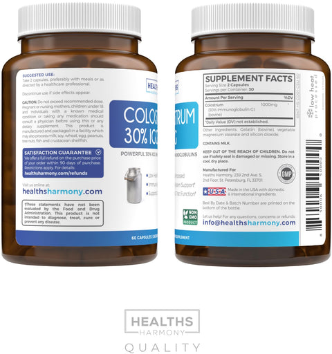 Colostrum 30% IGG Capsules